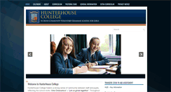 Desktop Screenshot of hunterhousecollege.org.uk